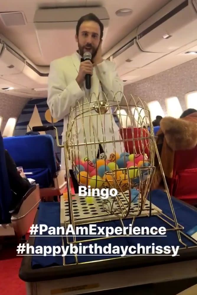 Chrissy Teigen Celebrates 32nd Birthday with Pan Am-Themed Party