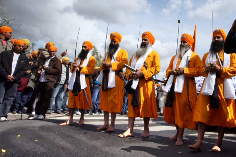 File photo of the Sikh community celebrating the Baisakhi festival in Paris