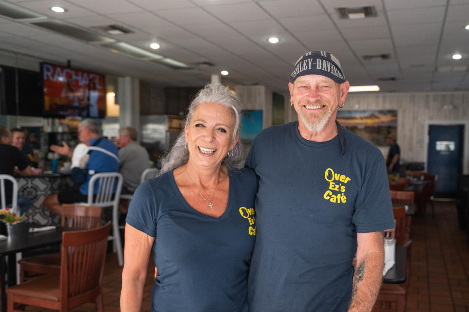 Over EZ's Café owners Barbara Milo and Darryl Goldberg had long dreamed of operating in downtown Lake Worth Beach.