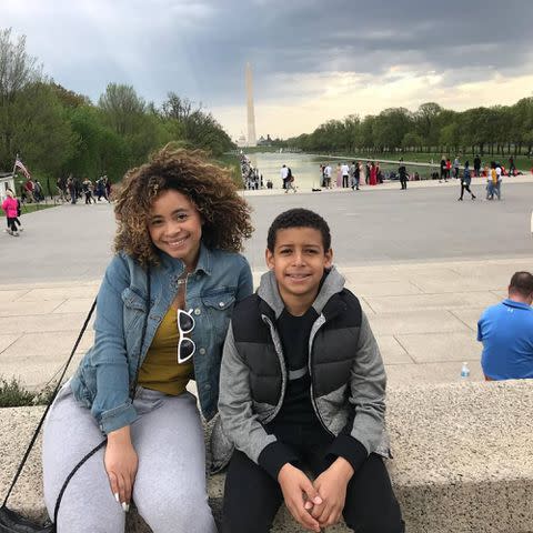 <p>Joey Gaston Instagram</p> Ice Spice and her brother Joey Gaston in Washington D.C. in 2018.