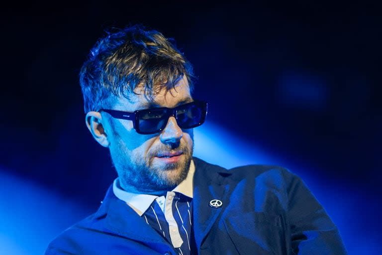 Damon Albarn, al frente de Blur: la banda inglesa de britpop mostró que está en un gran momento y que vive tanto de sus clásicos como de sus nuevas canciones