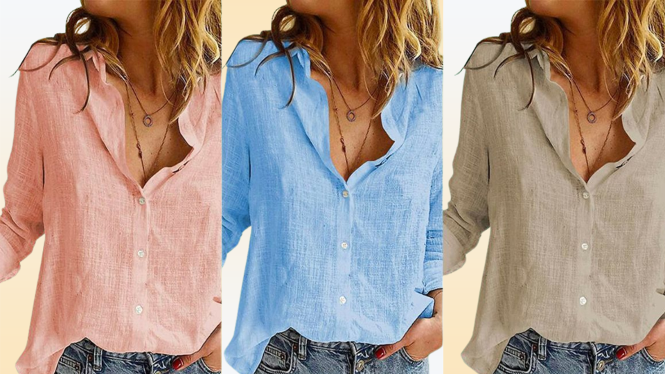 three linen-style tops