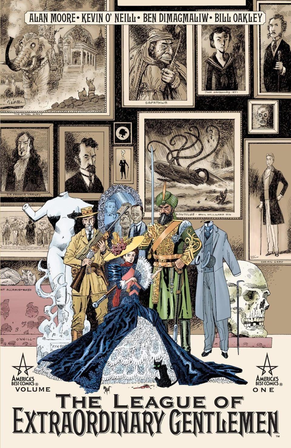 Origin story: The volume one cover of Alan Moore’s ‘The League of Extraordinary Gentlemen’ (WildStorm/DC)