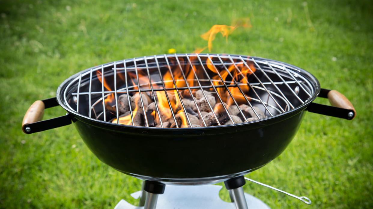  lighting a charcoal grill 