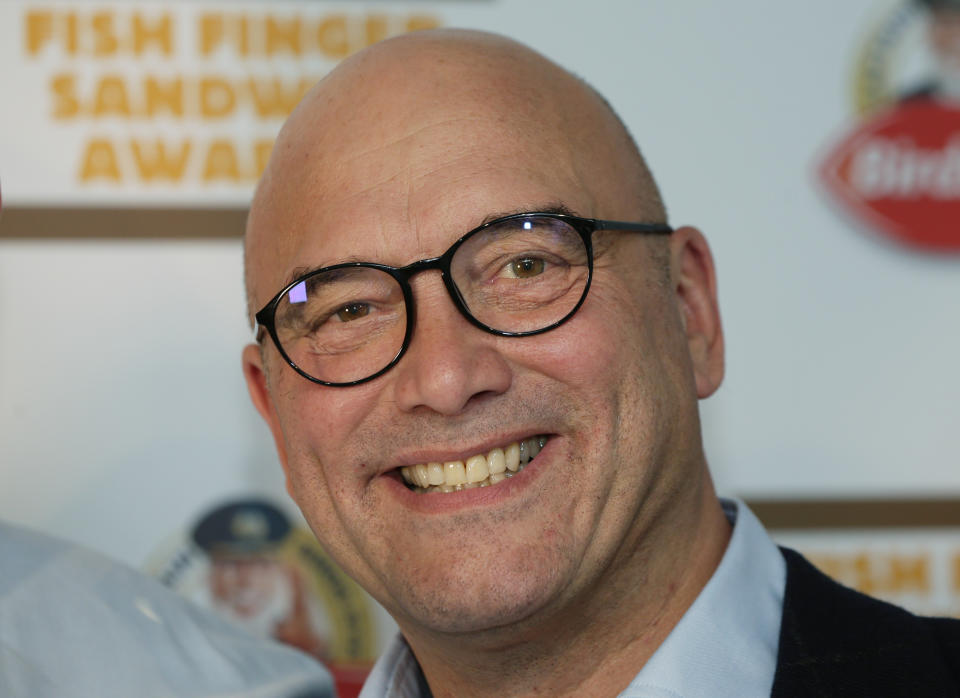 Gregg Wallace, one of the judges of the contest, at the inaugural Birds Eye Fish Finger Sandwich Awards, at Tramshed in London.