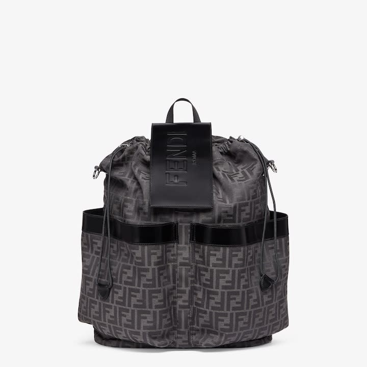 <p><a href="https://www.fendi.com/us-en/man/bags/backpacks/drawstring-backpack-ff-jacquard-fabric-backpack-7vz056ag0mf0npn" rel="nofollow noopener" target="_blank" data-ylk="slk:Shop Now;elm:context_link;itc:0;sec:content-canvas" class="link ">Shop Now</a></p><p>Drawstring Backpack</p><p>$2550.00</p><p>fendi.com</p><span class="copyright">Fendi</span>