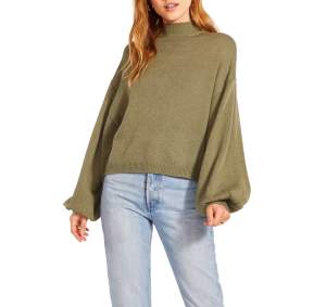 BB Dakota by Steve Madden Sochi Balloon Sleeve Sweater