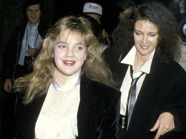 <p>Jim Smeal/Ron Galella Collection/Getty</p> Drew Barrymore and Jaid Barrymore.