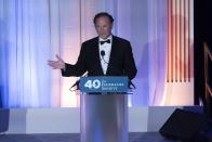 Supreme Court Associate Justice Samuel Alito speaks during the Federalist Society's 40th Anniversary at Union Station in Washington, Monday, Nov. 10, 2022. ( AP Photo/Jose Luis Magana)