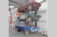 <p>The museum also has four Fiat 125-based Samanthas, a car that was built by Vignale and which is even rarer than the Facel Vega Excellence, because only about 100 were made in the first place. Again, some Samanthas are ripe for restoration; these cars weren't too good at staving off corrosion…</p>