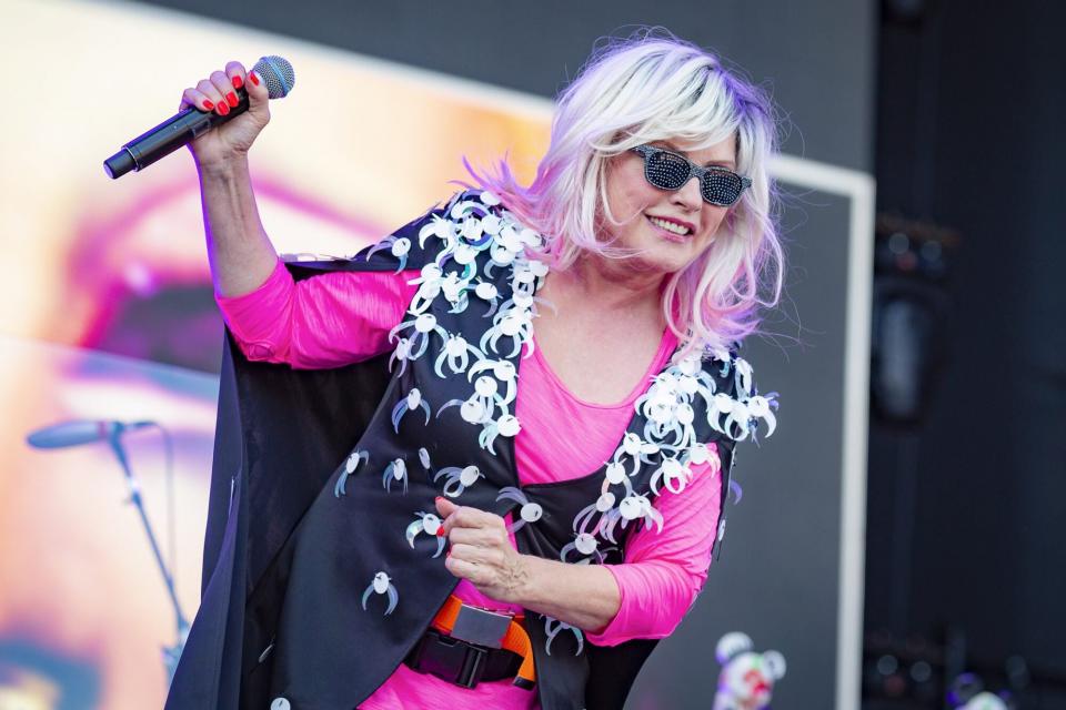 MONTREAL, QC - AUGUST 04: Debbie Harry of Blondie performs at the Osheaga Music and Art Festival at Parc Jean-Drapeau on August 4, 2018 in Montreal, Canada. (Photo by Mark Horton/Getty Images)