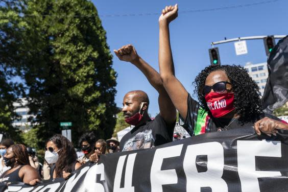 The African American population of Oregon is 3 per cent and in Portland just 6 per cent (Getty)