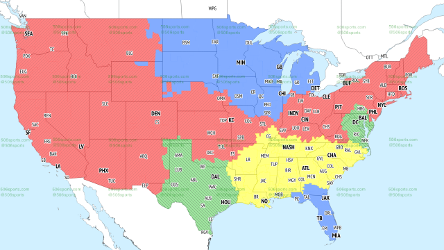 NFL Coverage Map Week 3: TV Schedule for FOX, CBS Broadcasts