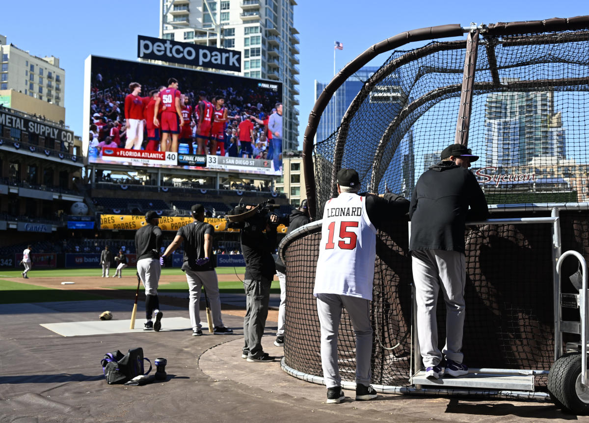 First ever football game played at Petco Park, San Diego CA