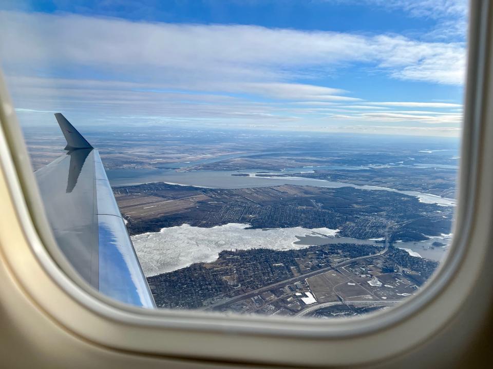 Flying on VistaJet's Bombardier Global 5000 private jet.