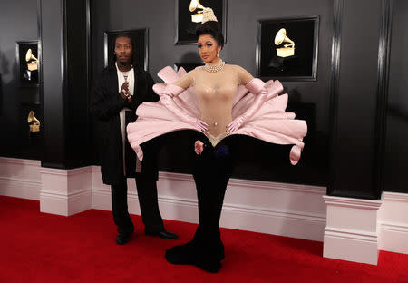 61st Grammy Awards - Arrivals - Los Angeles, California, U.S., February 10, 2019 - Offset and Cardi B. REUTERS/Lucy Nicholson