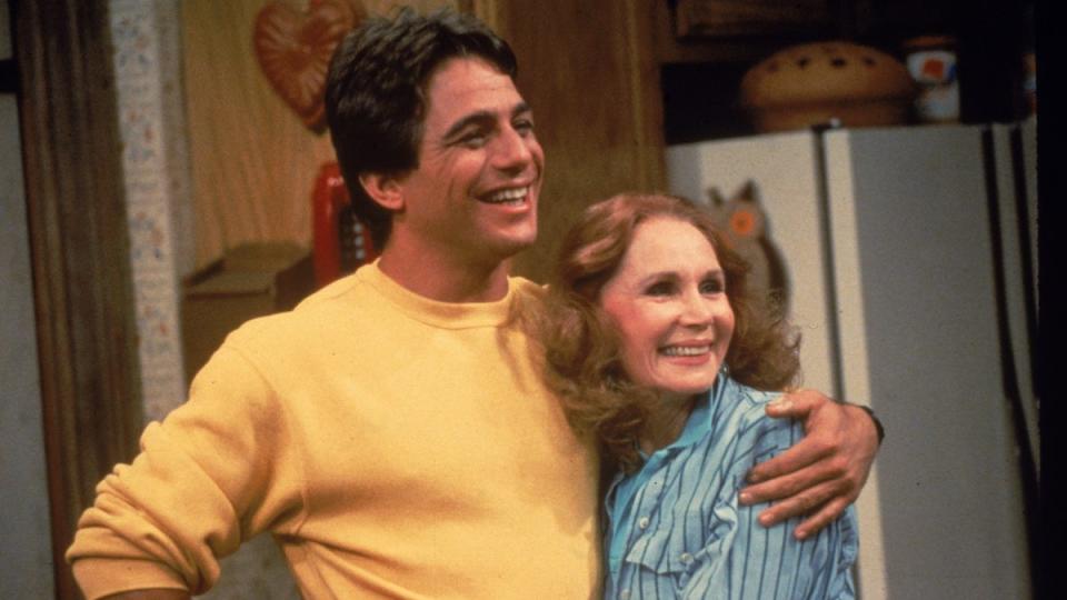 'Who's The Boss' cast members Tony Danza and Katherine Helmond, 1986