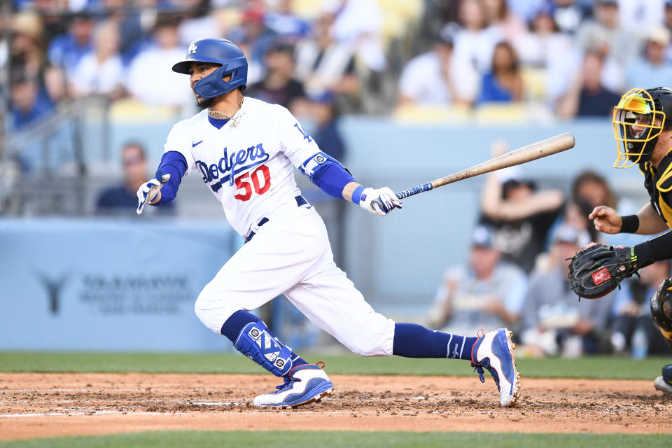 洛杉磯道奇外野手Mookie Betts。（Photo by Brian Rothmuller/Icon Sportswire via Getty Images）