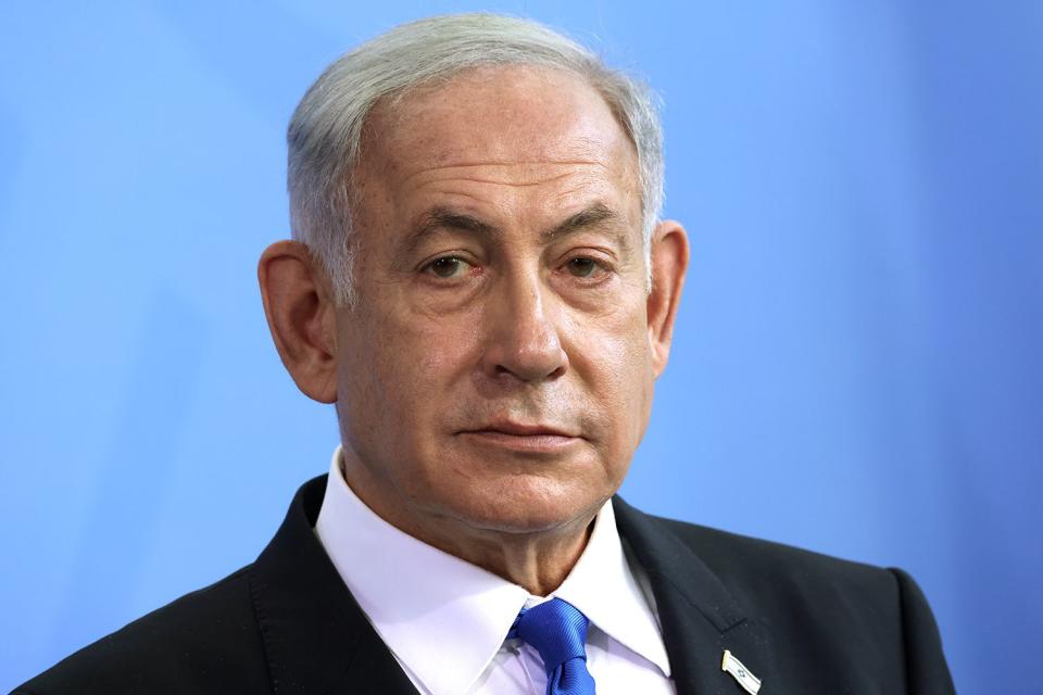 <p>Sean Gallup/Getty Image</p> Israel Prime Minister Benjamin Netanyahu