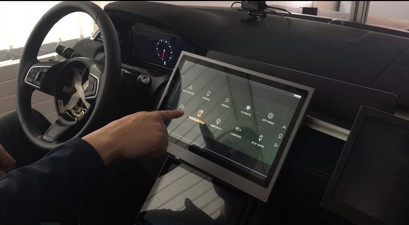Jaguar Land Rover開發非接觸式螢幕技術。