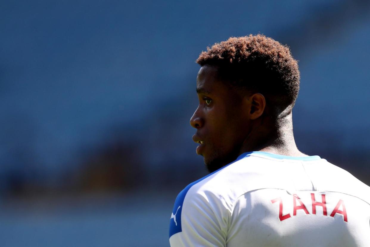 Zaha cited two examples of abuse from the past 24 hours in reaction to Sunday's incident: POOL/AFP via Getty Images