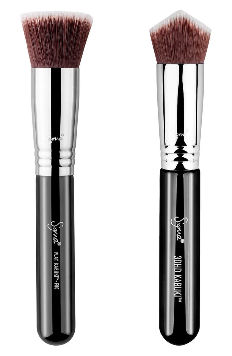 Sigma Beauty Total Complexion Kabuki Brush Duo, $33