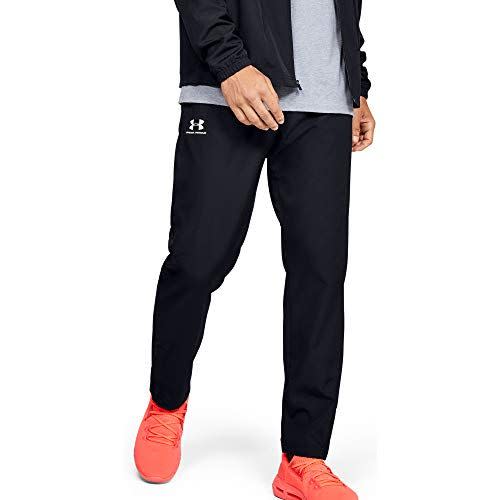 <p><strong>Under Armour</strong></p><p>amazon.com</p><p><strong>$32.95</strong></p><p><a href="https://www.amazon.com/dp/B07PS6ZFYP?tag=syn-yahoo-20&ascsubtag=%5Bartid%7C10055.g.399%5Bsrc%7Cyahoo-us" rel="nofollow noopener" target="_blank" data-ylk="slk:Shop Now;elm:context_link;itc:0;sec:content-canvas" class="link ">Shop Now</a></p><p>Made with a lightweight and cooling fabric material, this slightly tapered pant is the perfect workout apparel that looks just as good outside the gym as it does inside.</p>