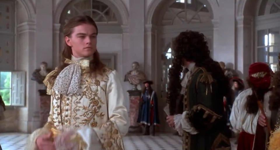 Leonardo DiCaprio en El hombre de la máscara de hierro (1998) (imdb)