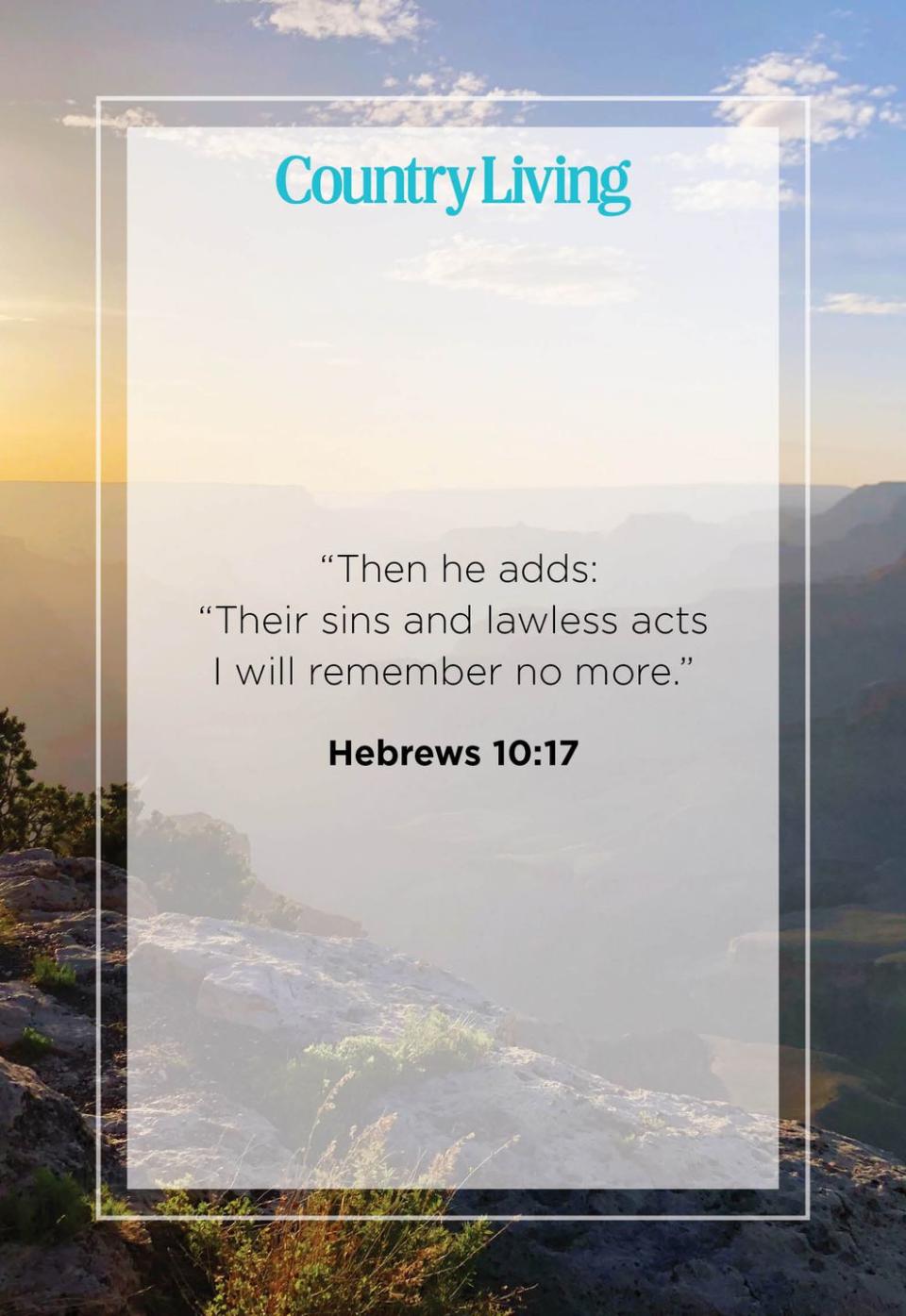 17) Hebrews 10:17