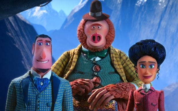 Hugh Jackman, Zach Galifianakis and Zoe Saldana voice Sir Lionel Frost, Mr Link and Adelina Fortnight - Laika Studios