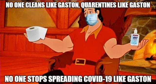 disney world gaston meme