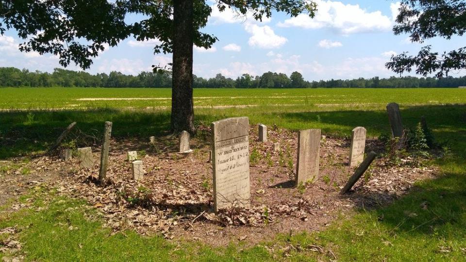 Lennon Cemetery is located on a property in Brunswick County that could soon be a subdivision.