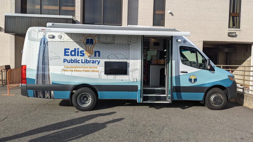 The new Sprinter bookmobile for the Edison Public Library