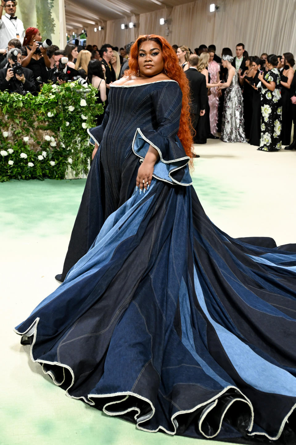 Da'Vine Joy Randolph at the 2024 Met Gala: "Sleeping Beauties: Reawakening Fashion" held at The Metropolitan Museum of Art on May 6, 2024 in New York City. (Photo by Gilbert Flores/Variety via Getty Images)