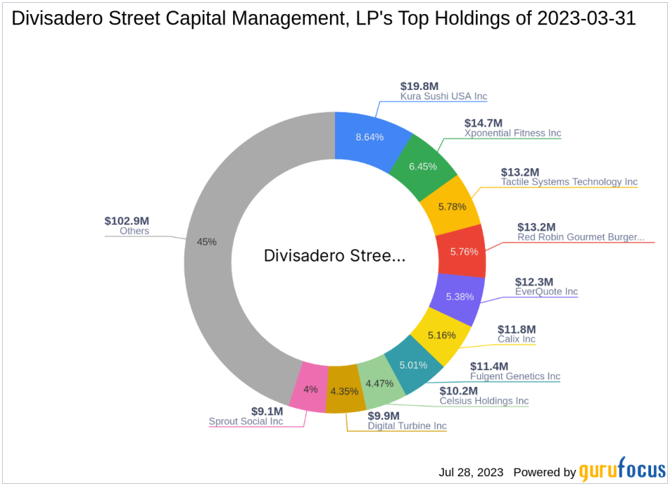 Divisadero Street Capital Management, LP Boosts Stake in Tactile Systems Technology Inc