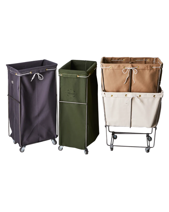 2) Steele Canvas Elevated Laundry Basket