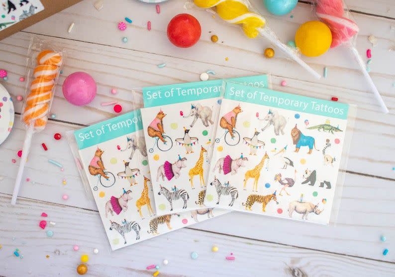 Party Animal Temporary Tattoos