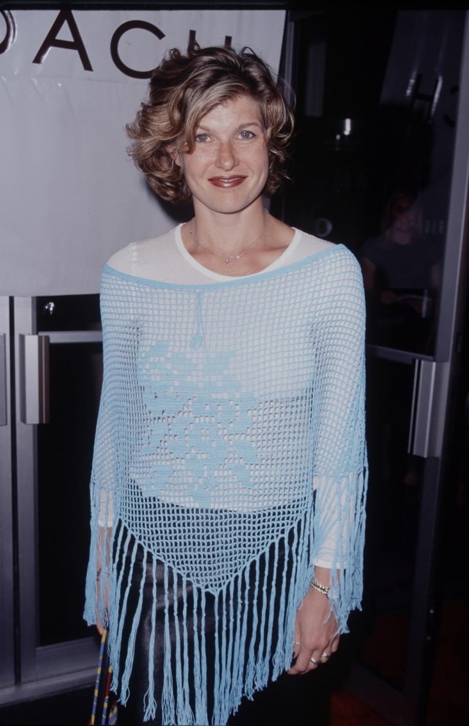 Young Connie Britton used to work at a women's clothing store, describing the clothes she helped sell as "mid-end chic."