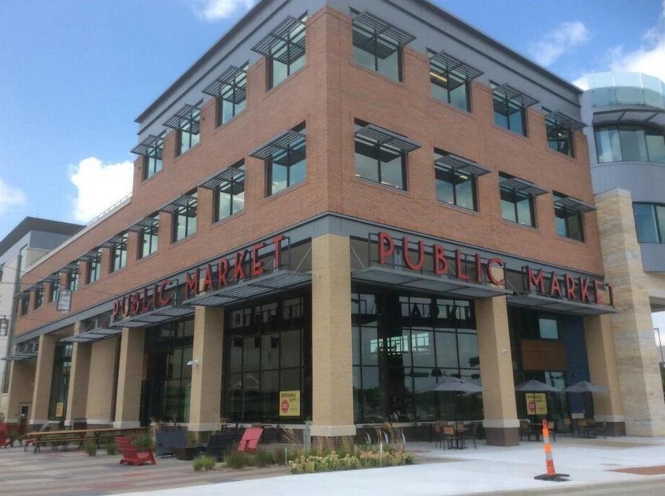 Lenexa Public Market will have a mix of long-term, short-term and pop-up tenants. It has outdoor seating with two fire pits.