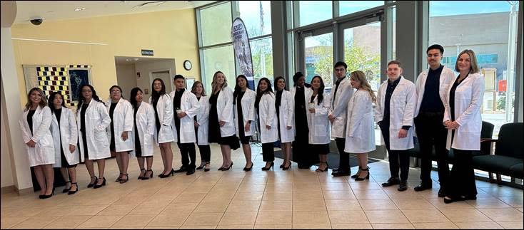 CSUSB's Palm Desert campus held a special pinning ceremony for its graduating nurses on Friday, December 15, 2023.