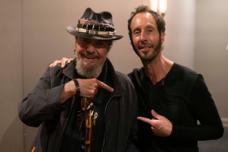 Dr. John (who died in 2019) and director Martin Shore pose during the production of "Take Me to the River: New Orleans."