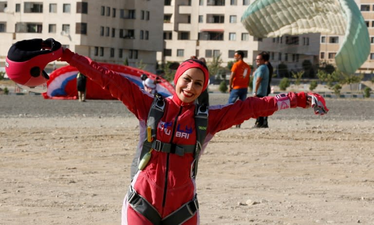 For Iranian skydiving enthusiast Bahareh Sassani, her love of the sport is a way of attempting to break down stereotypes in her deeply conservative homeland