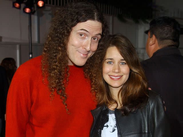 <p>Gregg DeGuire/WireImage</p> Weird Al Yankovic and his wife, Suzanne Yankovic, during "South Park's" 5th Anniversary Party.
