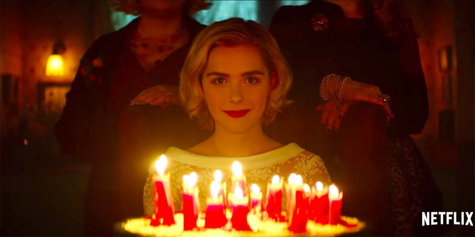 Happy birthday from hell. The new Chilling Adventures of Sabrina trailer is creepy as. Source: Netflix