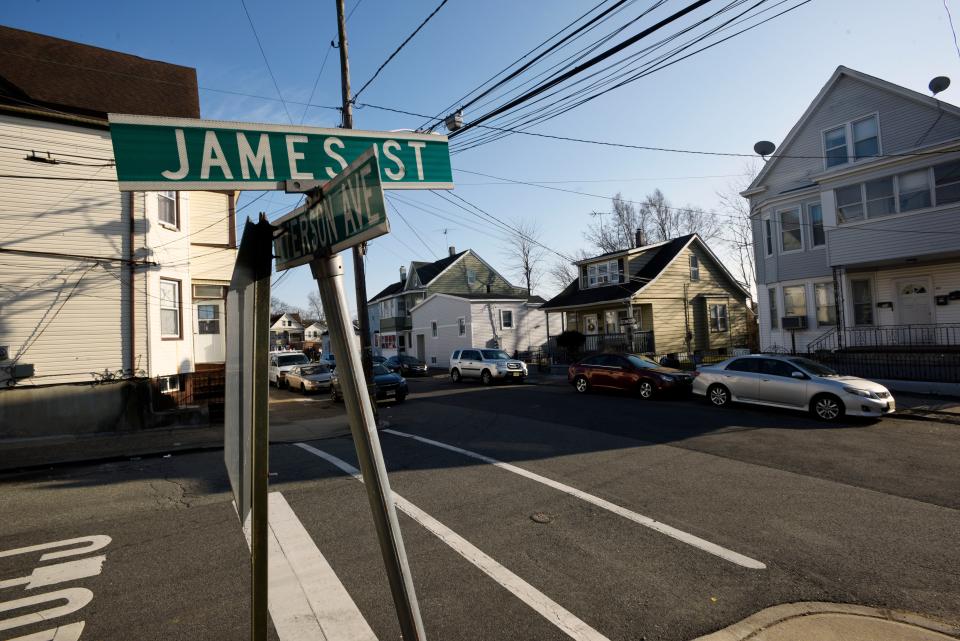 Intersection of James Street and Ryerson Avenue in Paterson on Friday, March 11, 2022. 