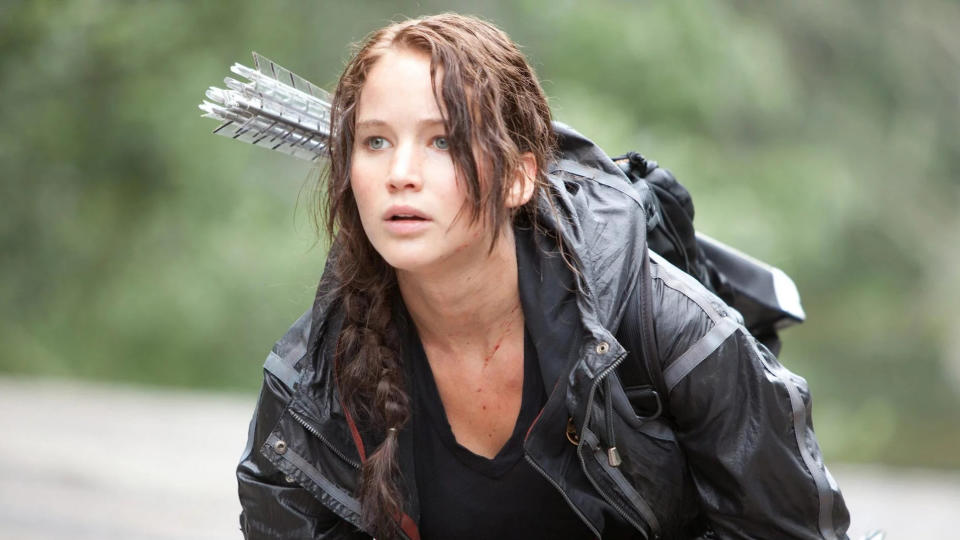 Jennifer Lawrence in 'The Hunger Games'. (Credit: Lionsgate)