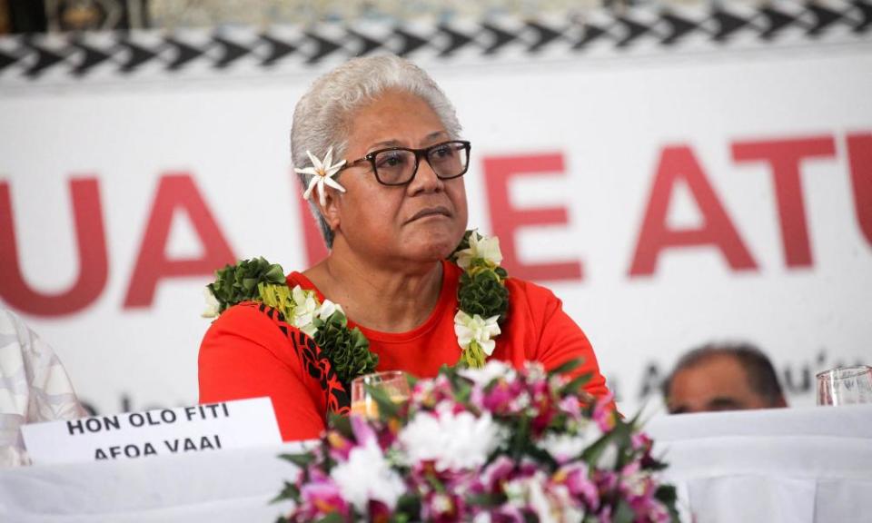 Fiame Naomi Mataafa, leader of the Faatuatua I le Atua Samoa ua Tasi (FAST) political party, has spurred a seismic political shift her Pacific nation, putting her on the verge of becoming its first female prime minister.