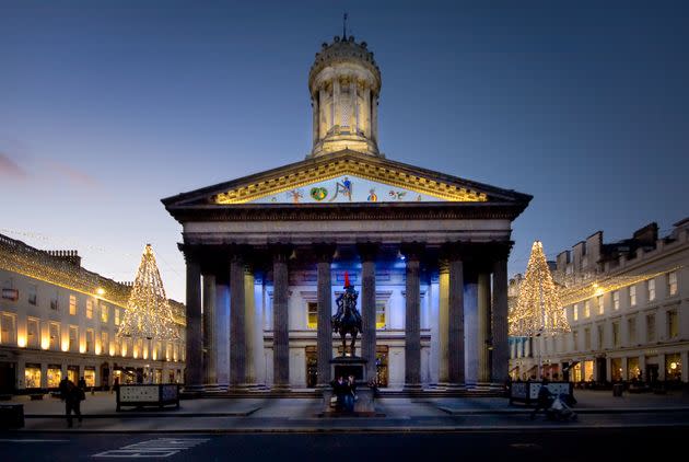 The Gallery of Modern Art is located in a neoclassical building in Royal Exchange Square. (Photo: gmsphotography via Getty Images)