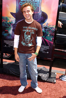 Frankie Muniz at the LA premiere of Warner Bros. Pictures' Charlie and the Chocolate Factory