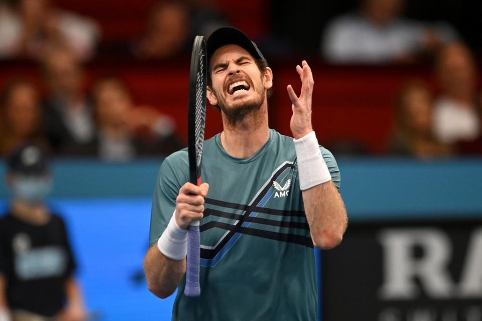 Andy Murray was knocked out of the Vienna Open (Getty Images)